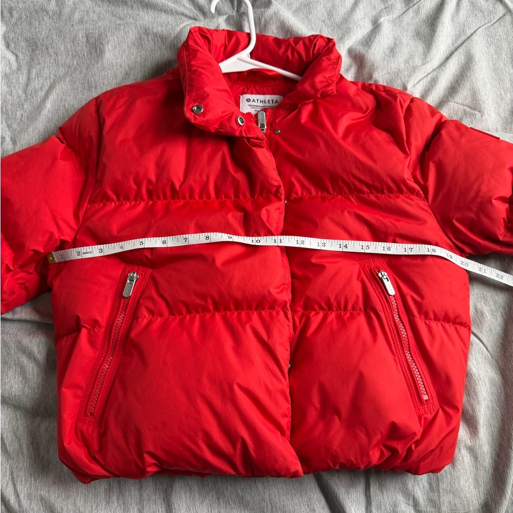 Athleta Summit Cropped Puffer Jacket Winter Down … - image 14